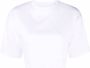LouLou de Saison Cropped T-shirt Wit - Thumbnail 1