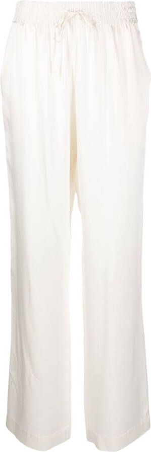Loulou Studio Zijden broek Beige