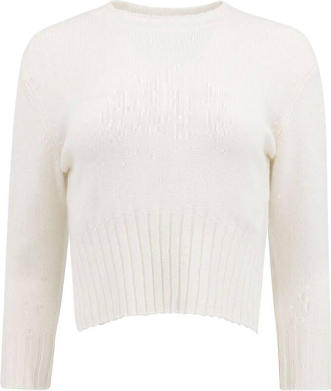 LouLou de Saison Kasjmier trui Wit
