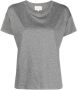 LouLou de Saison Katoenen T-shirt Grijs - Thumbnail 1