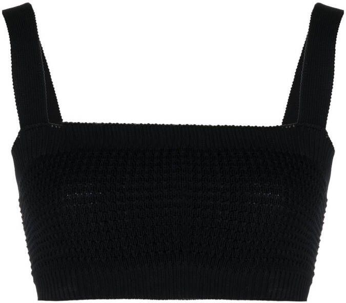 Loulou Studio Gebreide top Zwart