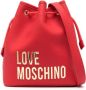 Love Moschino Bucket-tas met logoprint Rood - Thumbnail 1