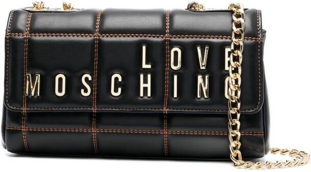 Love Moschino CC gewatteerde schoudertas Zwart