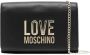 Love Moschino Clutches Borsa Bonded Pu in zwart - Thumbnail 2