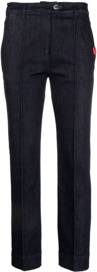 Love Moschino Cropped jeans Blauw