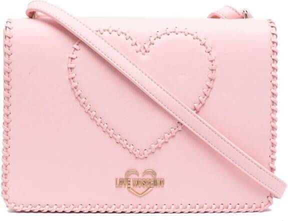 Love Moschino Roze Synthetisch Leren Schoudertas Pink Dames