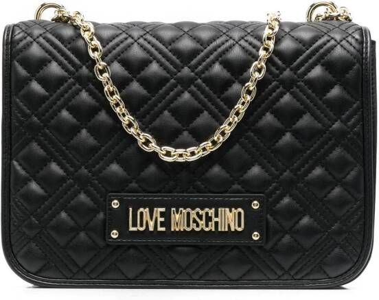 Love Moschino Gewatteerde schoudertas Zwart