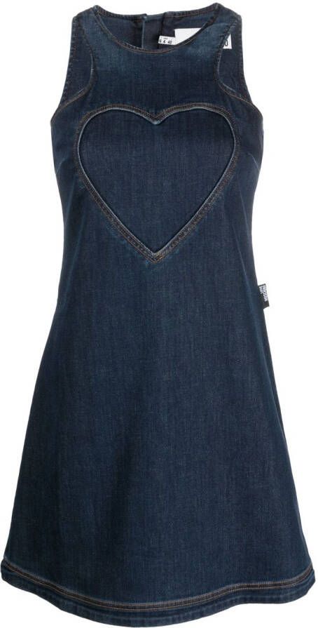 Love Moschino Flared jurk Blauw