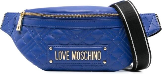 Love Moschino Heuptas met logo Blauw