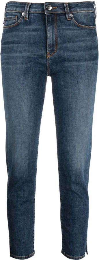 Love Moschino Jeans met logopatch Blauw