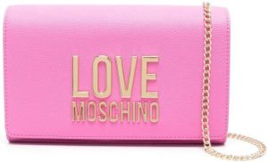 Love Moschino Crossbodytas met logo Roze