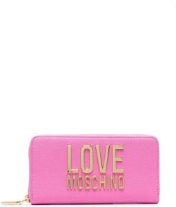 Love Moschino Portemonnee met rits Roze