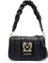 Love Moschino Schoudertas met logoplakkaat Zwart - Thumbnail 1