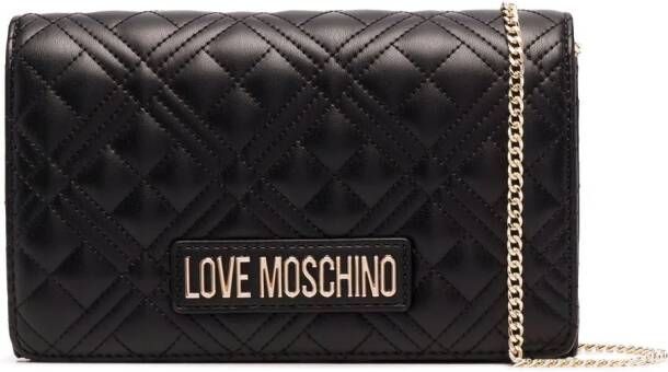 Love Moschino Clutches Borsa Quilted Pu in zwart