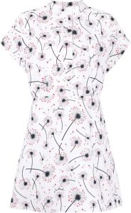 Love Moschino Mini-jurk met bloemenprint Wit
