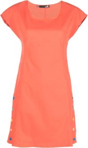 Love Moschino Mini-jurk met studs Oranje