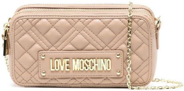 Love Moschino Gewatteerde crossbodytas Roze