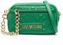 Love Moschino Gewatteerde crossbodytas Groen - Thumbnail 1