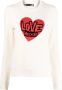 Love Moschino Sweater met logo Wit - Thumbnail 1