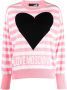 Love Moschino Sweater met logoprint Roze - Thumbnail 1