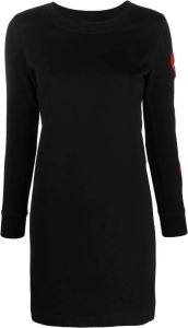 Love Moschino Sweaterjurk met hart detail Zwart