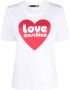 Love Moschino T-shirt met logoprint Wit - Thumbnail 1