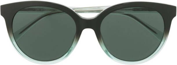 Love Moschino Zonnebril met doorzichtig montuur Groen