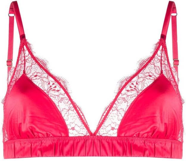 Love Stories Bralette met bloemdetail Roze