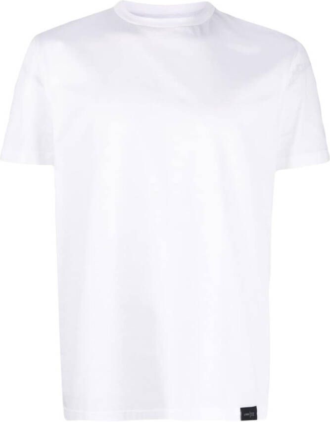 Low Brand T-shirt met ronde hals Wit