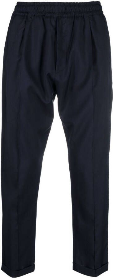 Low Brand Cropped broek Blauw
