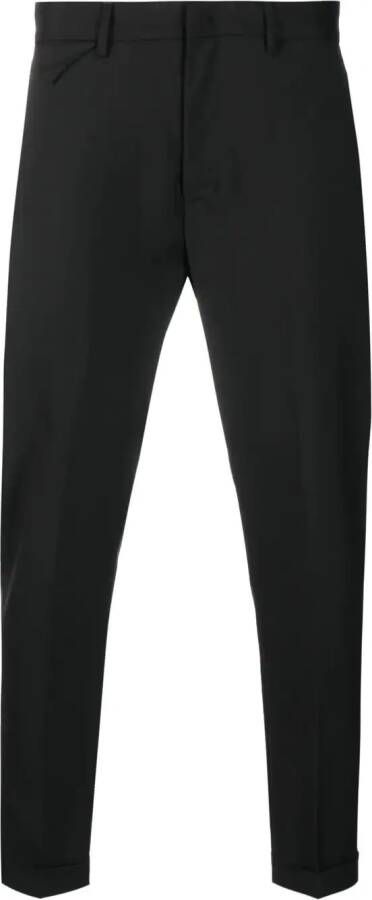 Low Brand Cropped pantalon Zwart