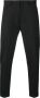 Low Brand Cropped pantalon Zwart - Thumbnail 1