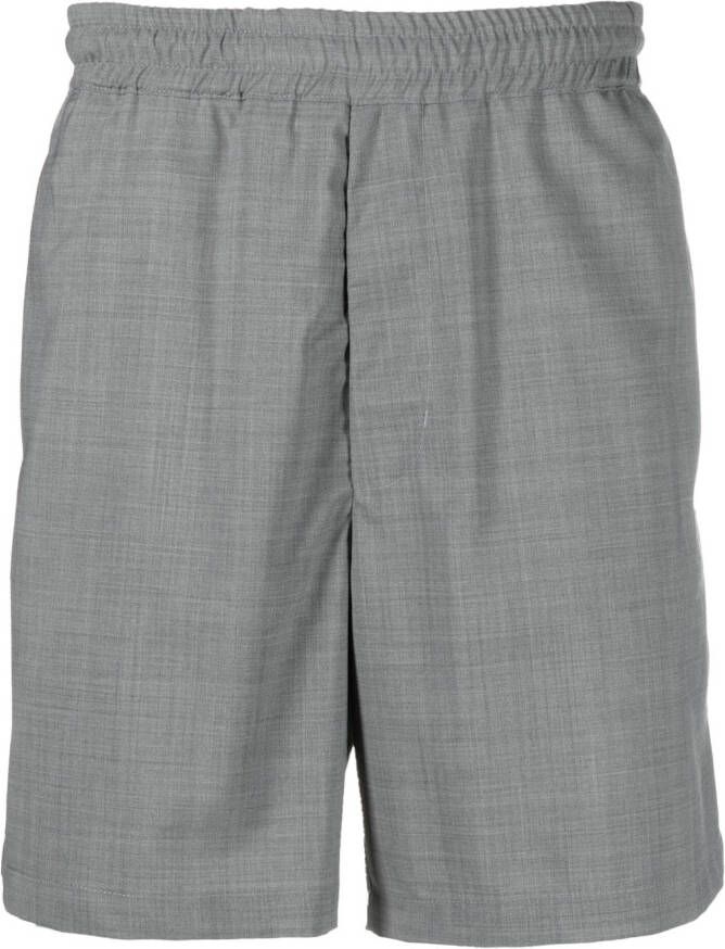 Low Brand Shorts met elastische tailleband Grijs