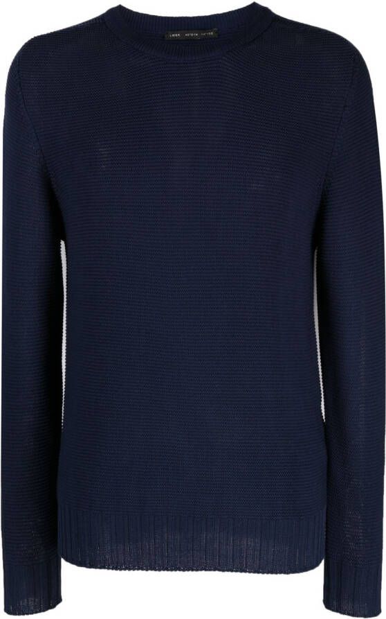 Low Brand Gebreide trui Blauw