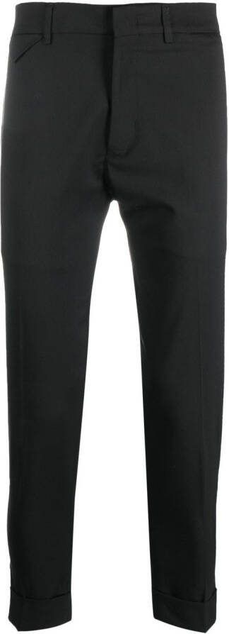 Low Brand Straight broek Zwart