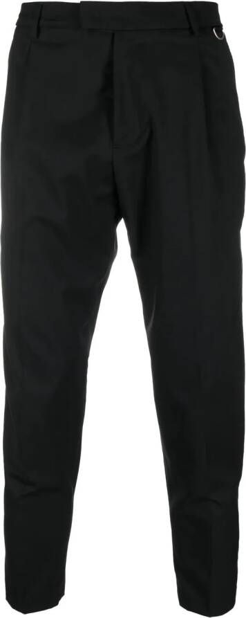 Low Brand Straight broek Zwart