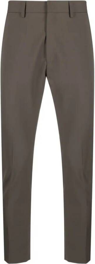 Low Brand Wollen pantalon Groen