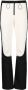 Low Classic Broek met colourblocking Wit - Thumbnail 1
