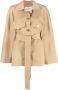 Low Classic Cropped trenchcoat Beige - Thumbnail 1
