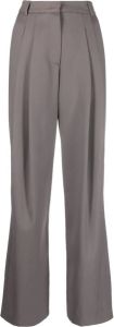 Low Classic High waist plooibroek Grijs