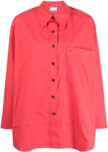 Low Classic Katoenen blouse Roze