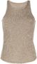 Low Classic Mouwloze top Groen - Thumbnail 1