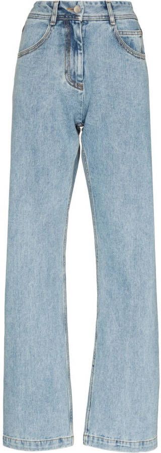 Low Classic Straight jeans Blauw
