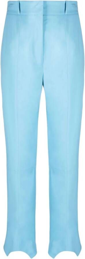 Low Classic Straight pantalon Blauw