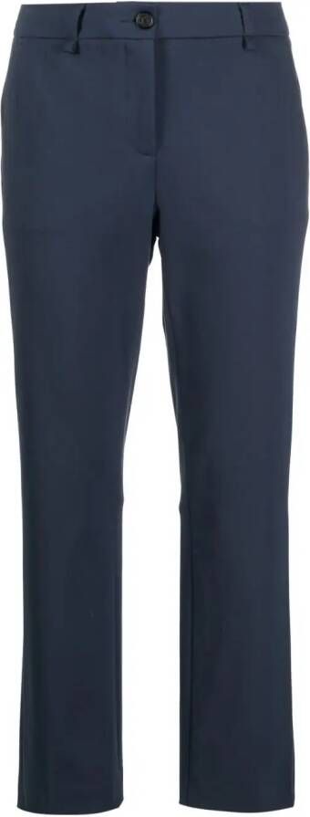 Luisa Cerano Cropped broek Blauw