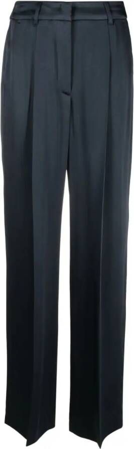 Luisa Cerano Straight broek Blauw