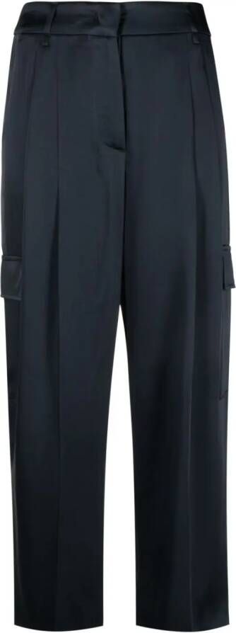 Luisa Cerano wide-leg trousers Blauw