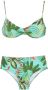 Lygia & Nanny Bikini met tropische print Groen - Thumbnail 1