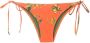 Lygia & Nanny Bikinislip met bloemenprint Oranje - Thumbnail 1