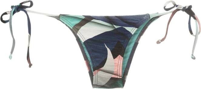 Lygia & Nanny Bikinislip met print Blauw